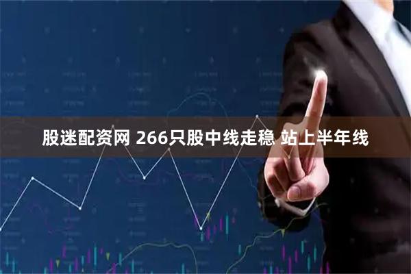 股迷配资网 266只股中线走稳 站上半年线